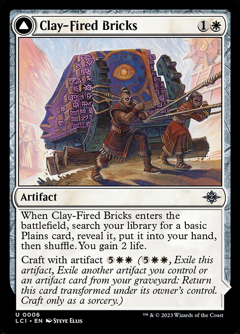 Clay-Fired Bricks - The Lost Caverns of Ixalan - U - 6