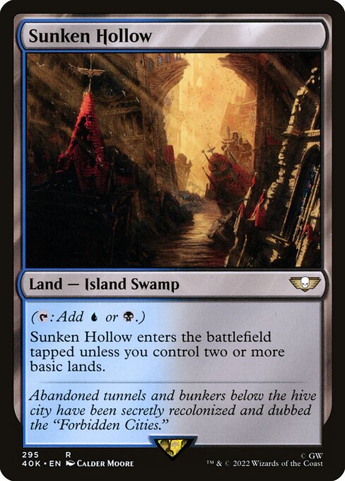 Sunken Hollow - Universes Beyond: Warhammer 40,000 - R - 295