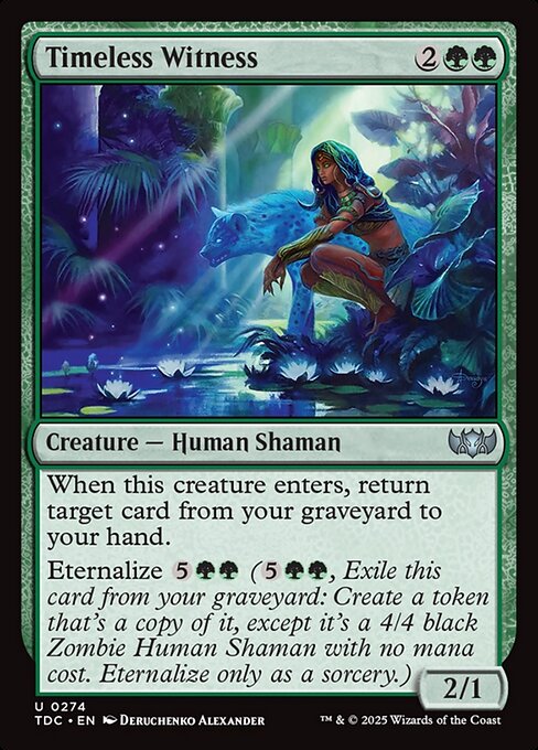 Timeless Witness - Commander: Tarkir: Dragonstorm - U - 274
