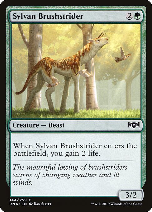Sylvan Brushstrider - Ravnica Allegiance - C - 144