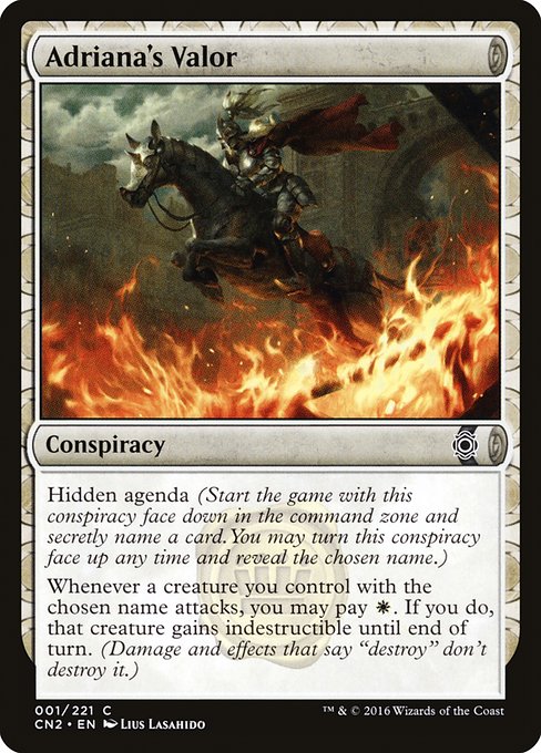 Adriana's Valor - Conspiracy: Take the Crown - C - 1
