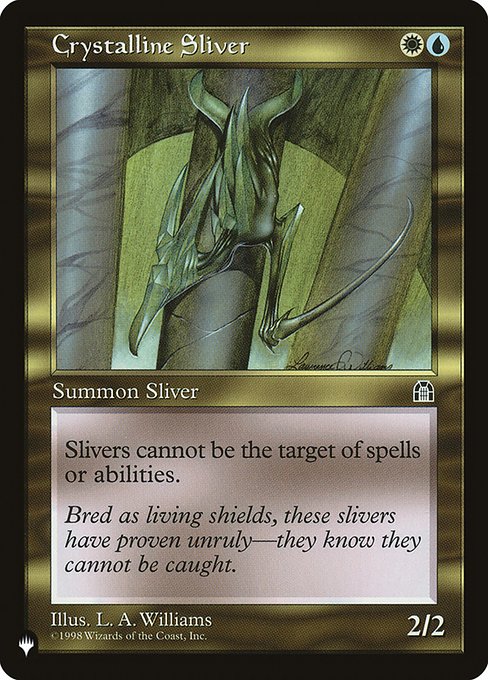 Crystalline Sliver - The List Reprints - U