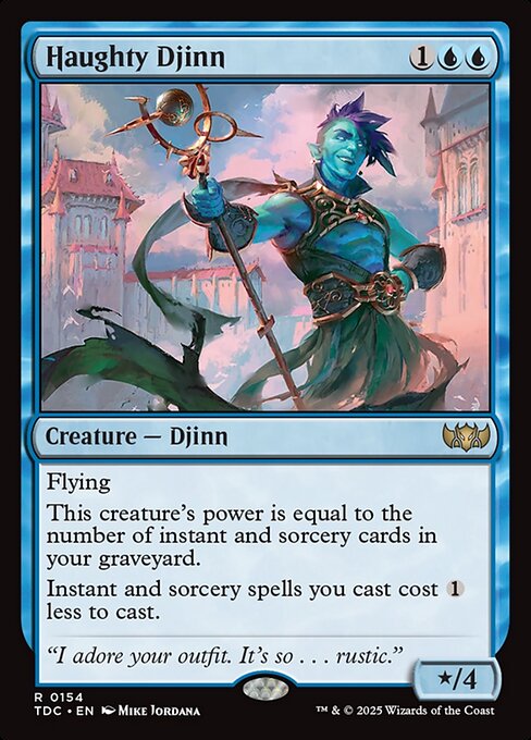 Haughty Djinn - Commander: Tarkir: Dragonstorm - R - 154