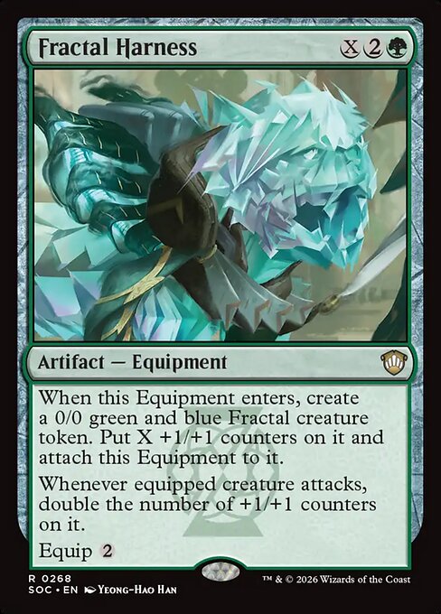 Fractal Harness - Commander: Secrets of Strixhaven - R - 268