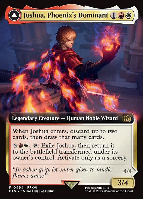 Joshua, Phoenix's Dominant (Extended Art) - FINAL FANTASY - R - 494