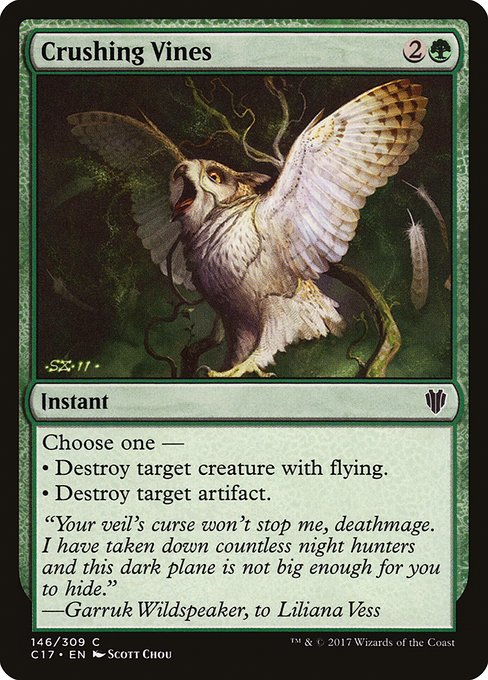Crushing Vines - Commander 2017 - C - 146
