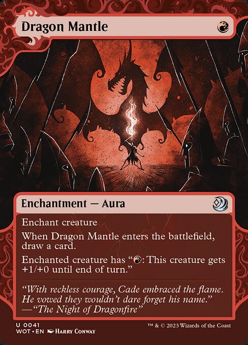 Dragon Mantle - Wilds of Eldraine: Enchanting Tales - U - 41