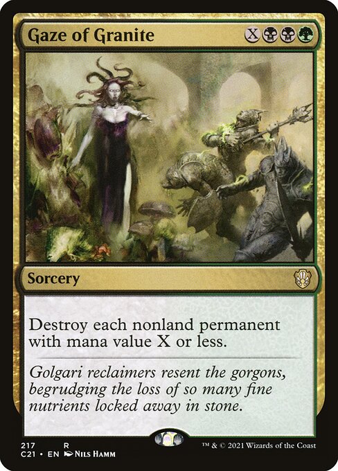 Gaze of Granite - Commander 2021 - R - 217