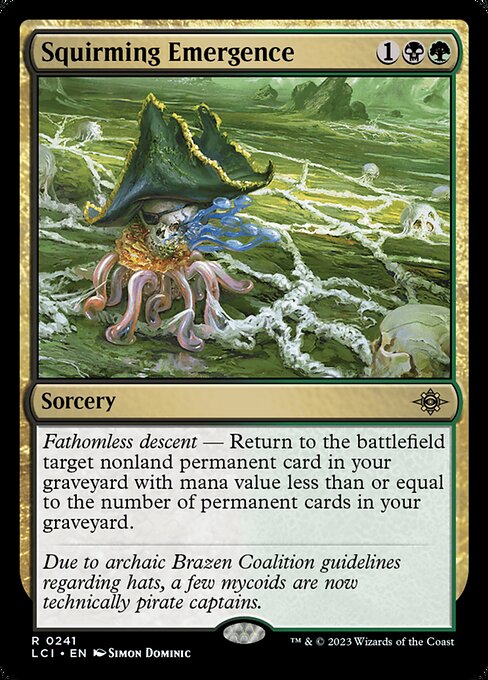 Squirming Emergence - The Lost Caverns of Ixalan - R - 241