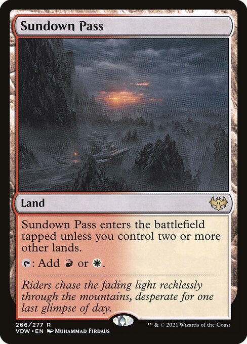 Sundown Pass - Innistrad: Crimson Vow - R - 266