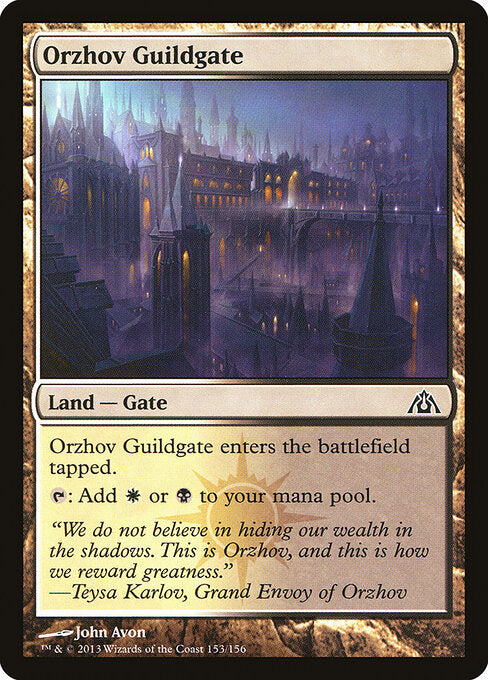 Orzhov Guildgate - Dragon's Maze - C - 153