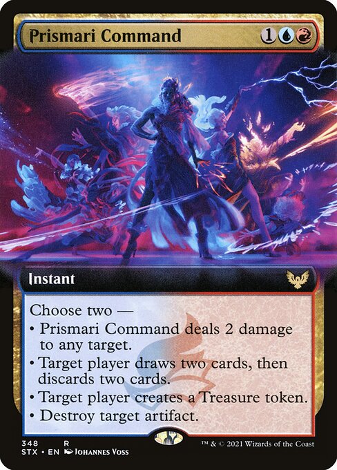 Prismari Command (Extended Art) - Strixhaven: School of Mages - R - 348