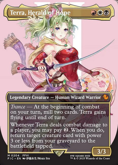 Terra, Herald of Hope (Borderless) - Commander: FINAL FANTASY - M - 204