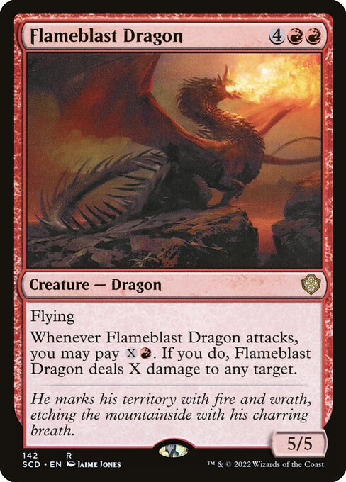 Flameblast Dragon - Starter Commander Decks - R - 142