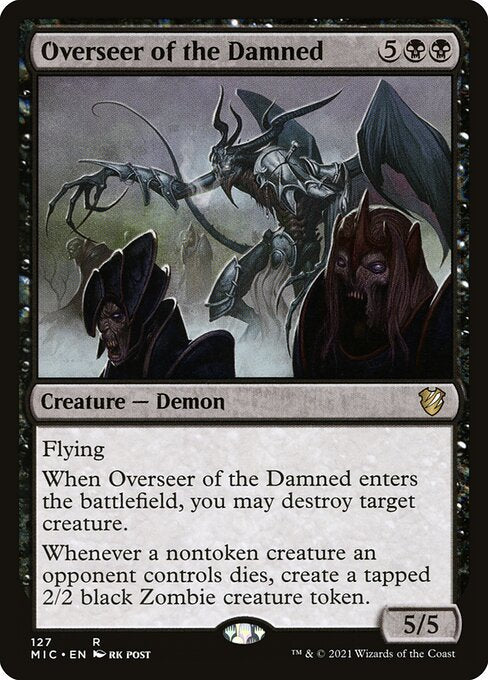 Overseer of the Damned - Commander: Innistrad: Midnight Hunt - R - 127