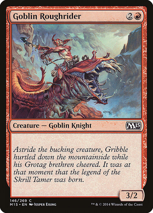 Goblin Roughrider - Magic 2015 (M15) - C - 146