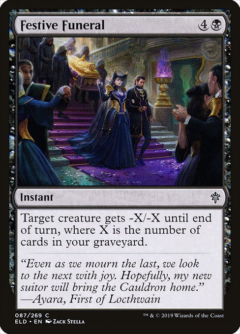 Festive Funeral - Throne of Eldraine - C - 87