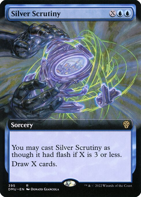 Silver Scrutiny (Extended Art) - Dominaria United - R - 395