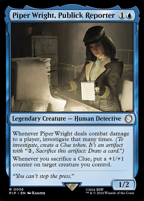 Piper Wright, Publick Reporter - Universes Beyond: Fallout - R - 36