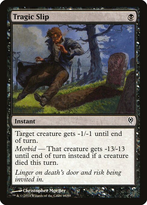 Tragic Slip - Duel Decks: Jace vs. Vraska - C - 66