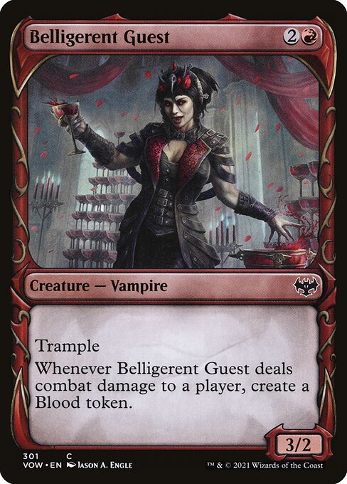 Belligerent Guest (Showcase) - Innistrad: Crimson Vow - C - 301