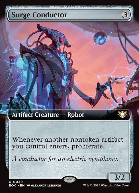 Surge Conductor (Extended Art) - Commander: Edge of Eternities - R - 39