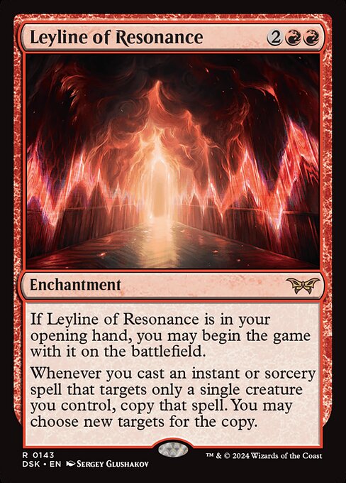 Leyline of Resonance - Duskmourn: House of Horror - R - 143