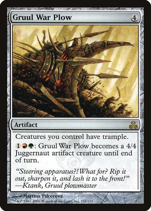 Gruul War Plow - Guildpact - R - 151