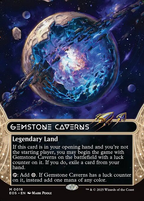 Gemstone Caverns (0016) (Borderless) - Edge of Eternities: Stellar Sights - M - 16
