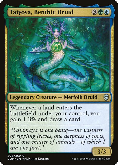 Tatyova, Benthic Druid - Dominaria - U - 206