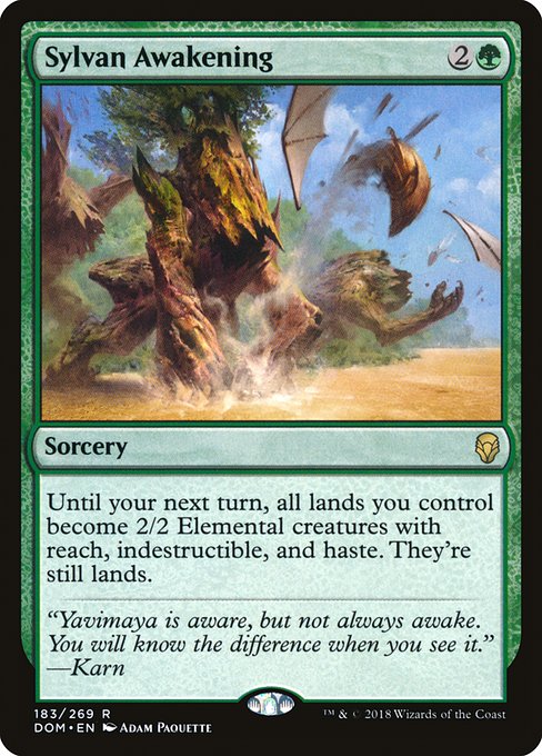 Sylvan Awakening - Prerelease Cards - R - 183