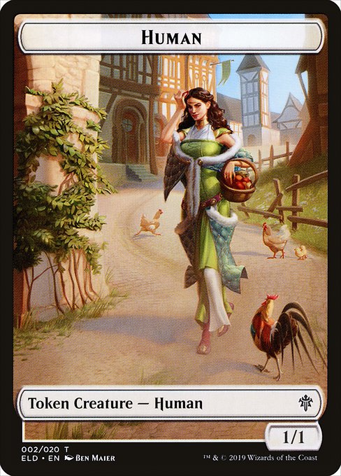 Human Token - Throne of Eldraine - T - 2