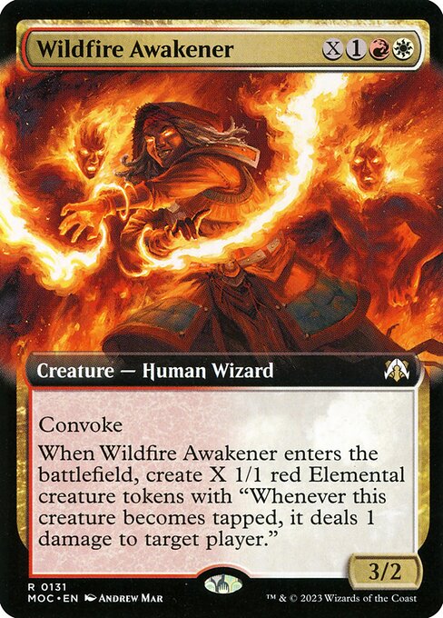 Wildfire Awakener (Extended Art) - Commander: March of the Machine - R - 131