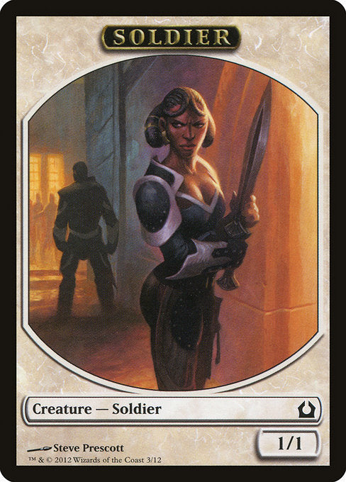 Soldier Token - Return to Ravnica - T - 3