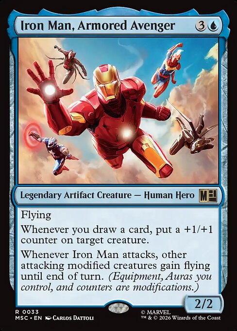 Iron Man, Armored Avenger - Commander: Marvel Super Heroes - R - 33