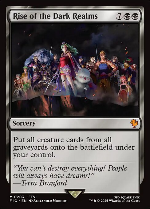Rise of the Dark Realms (Surge Foil) - Commander: FINAL FANTASY - M - 283