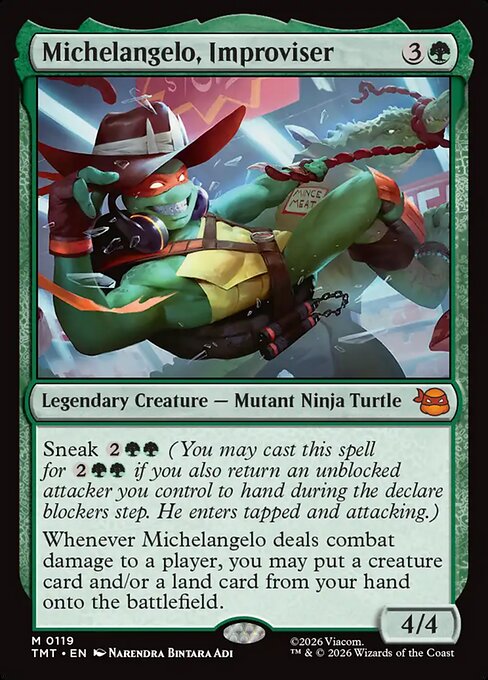 Michelangelo, Improviser - Teenage Mutant Ninja Turtles - M - 119