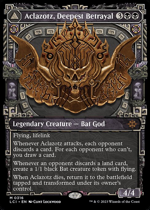 Aclazotz, Deepest Betrayal (Showcase) - The Lost Caverns of Ixalan - M - 316