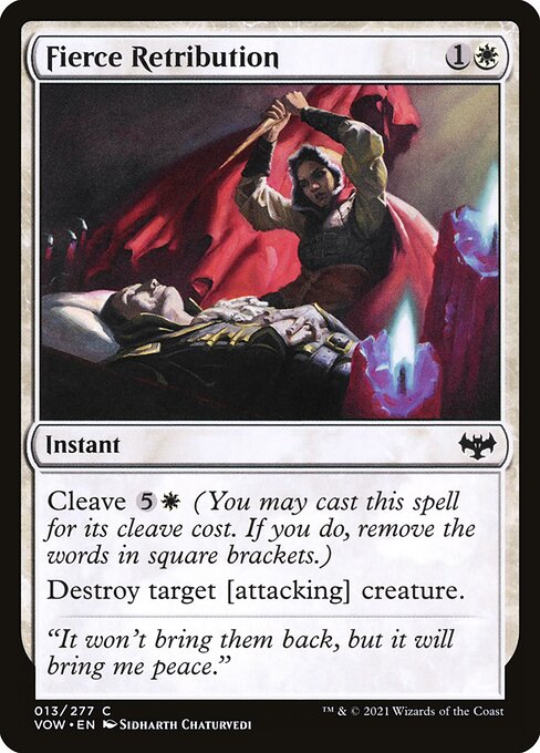 Fierce Retribution - Innistrad: Crimson Vow - C - 13