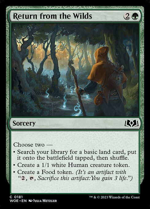 Return from the Wilds - Wilds of Eldraine - C - 181
