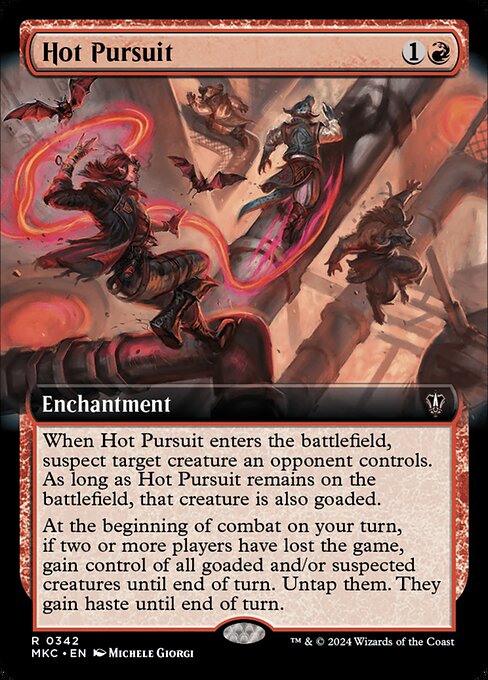 Hot Pursuit (Extended Art) - Commander: Murders at Karlov Manor - R - 342