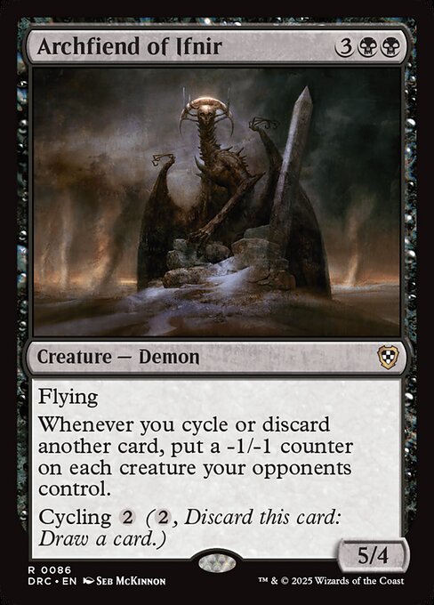 Archfiend of Ifnir - Commander: Aetherdrift - R - 86