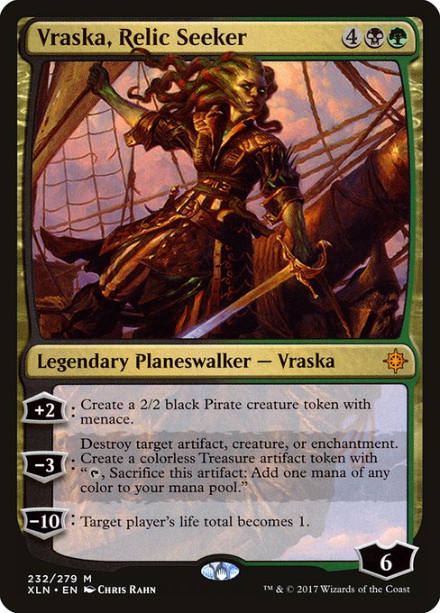 Vraska, Relic Seeker - Ixalan - M - 232