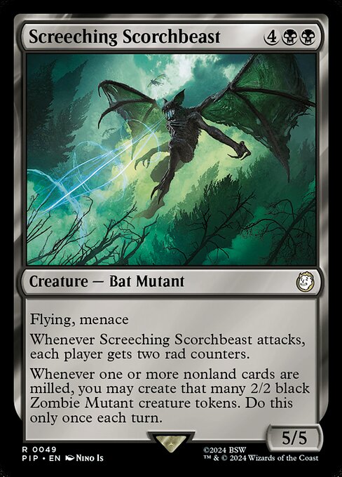 Screeching Scorchbeast - Universes Beyond: Fallout - R - 49