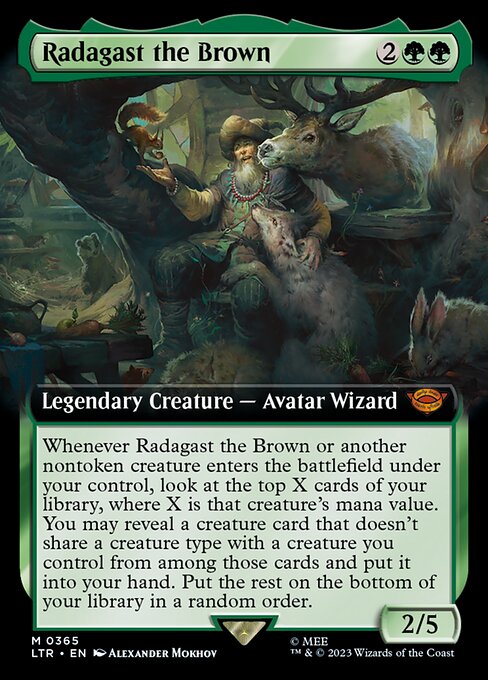 Radagast the Brown (Extended Art) - Universes Beyond: The Lord of the Rings: Tales of Middle-earth - M - 365