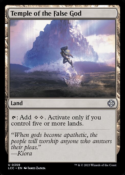 Temple of the False God - Commander: The Lost Caverns of Ixalan - U - 359