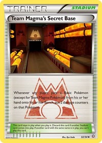Team Magma's Secret Base - Double Crisis - Uncommon - 32/34