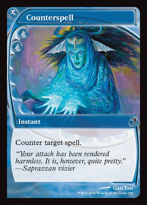 Counterspell (Future Sight) - Mystery Booster 2 - C - 158