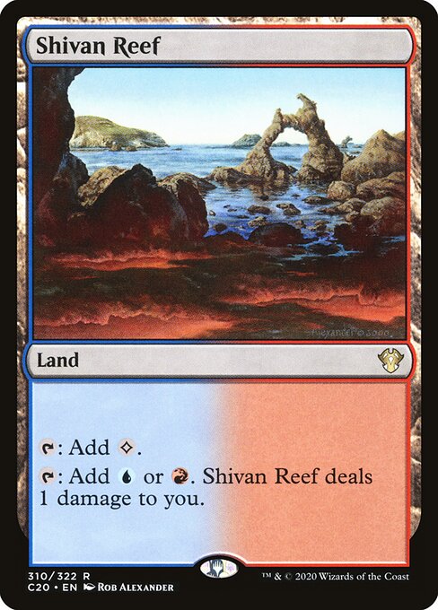 Shivan Reef - Commander 2020 - R - 310