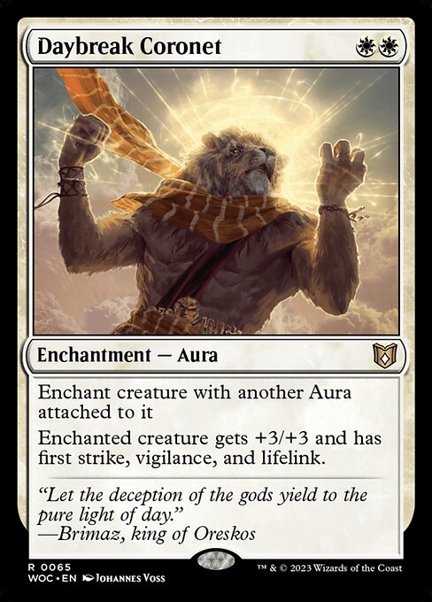 Daybreak Coronet - Commander: Wilds of Eldraine - R - 65